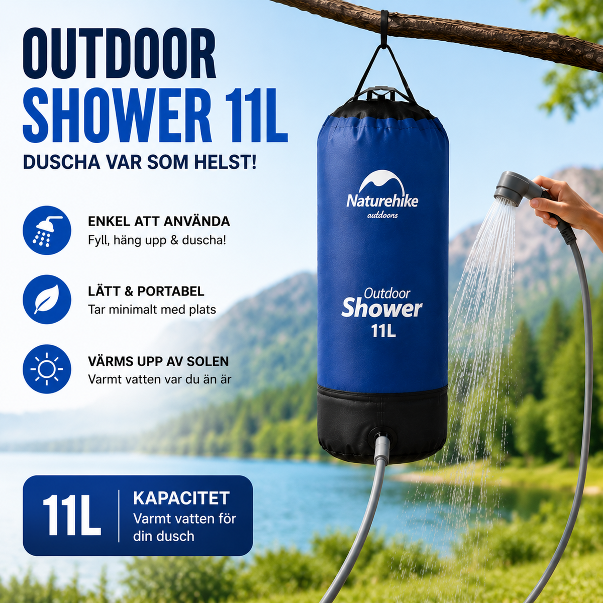 PORTABEL CAMPING DUSCH
